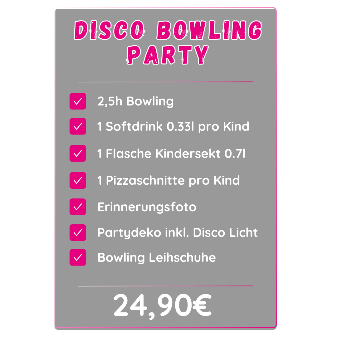 Disco Bowling Package
