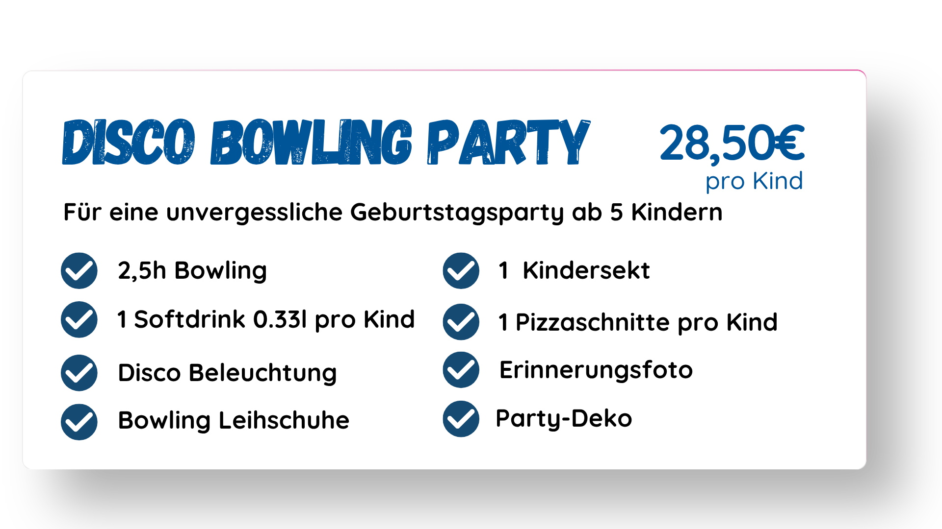 Disco Bowling Party